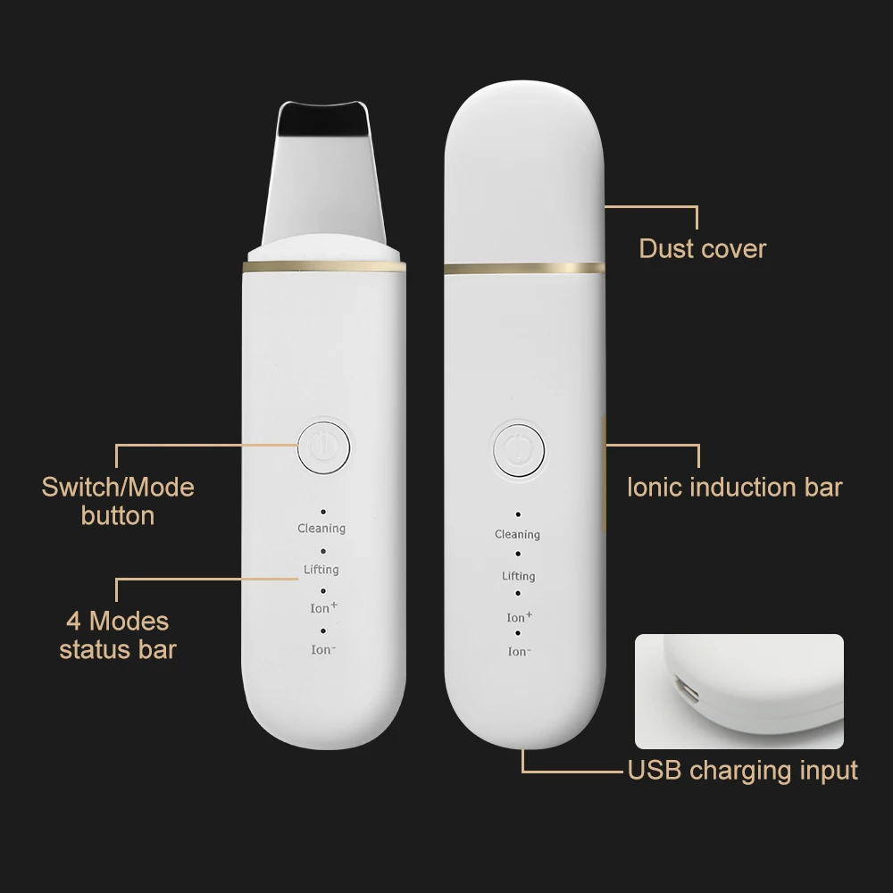 

Acne Blackhead Remover Peeling Shovel Cleaner Facial Massager Skin Care