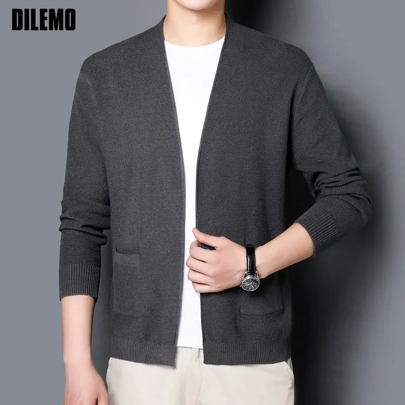 

Top Grade Designer Luxury Brand Fashion Knit Sweater Cardigan Men Casual Autum Street Trendy Japanese Coats Jacket Mens Clothes