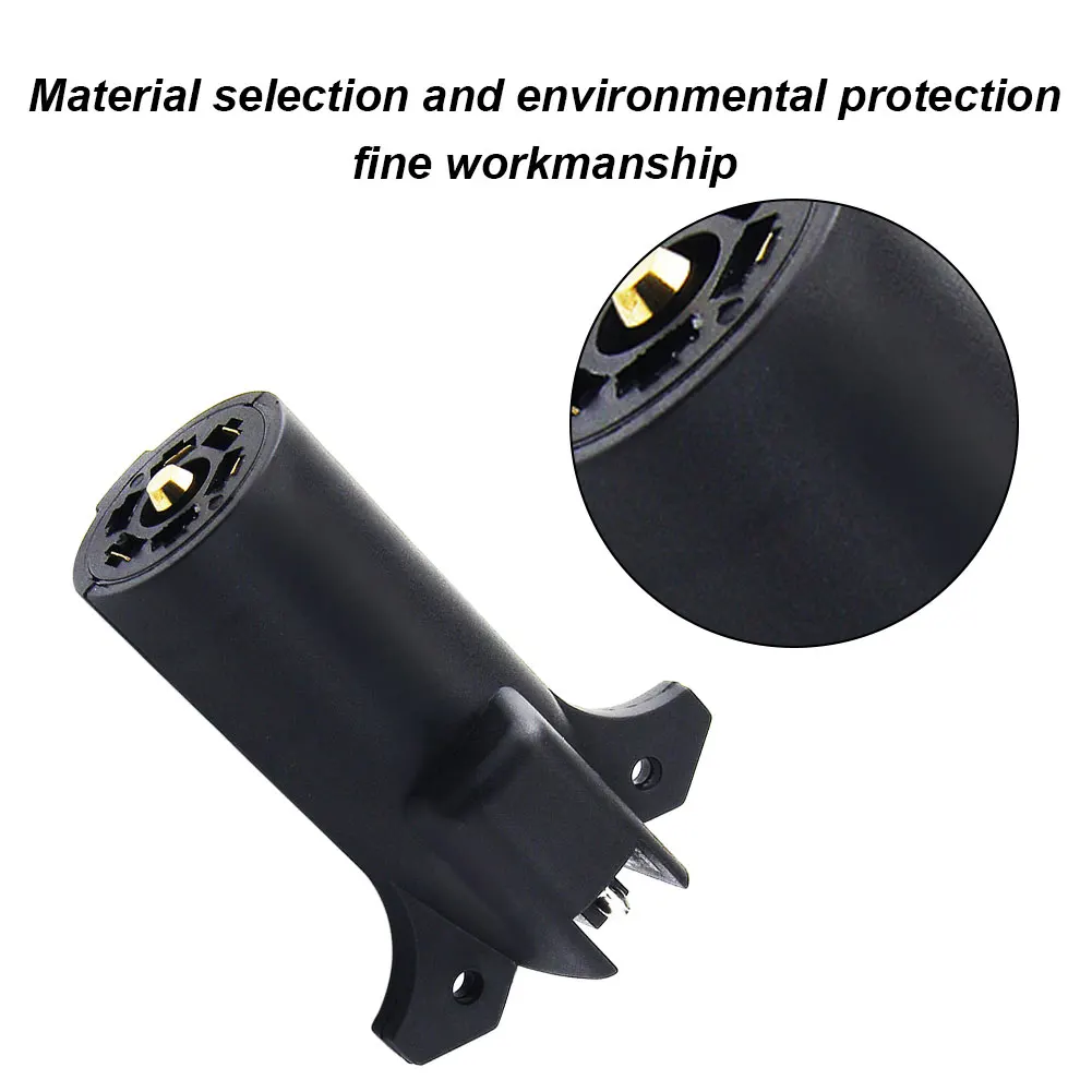 1x7 Pin Blade To 5 плоский прицеп адаптер вилка подключения для RV эвакуатор|Буксировка и