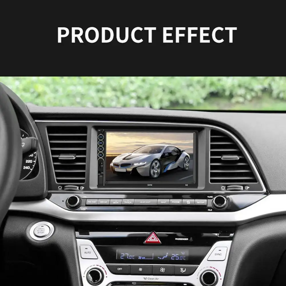 

50% Hot Sales N6 7 Inch Touch Screen 2 Din Car Radio Bluetooth Video MP5 Player with Camera