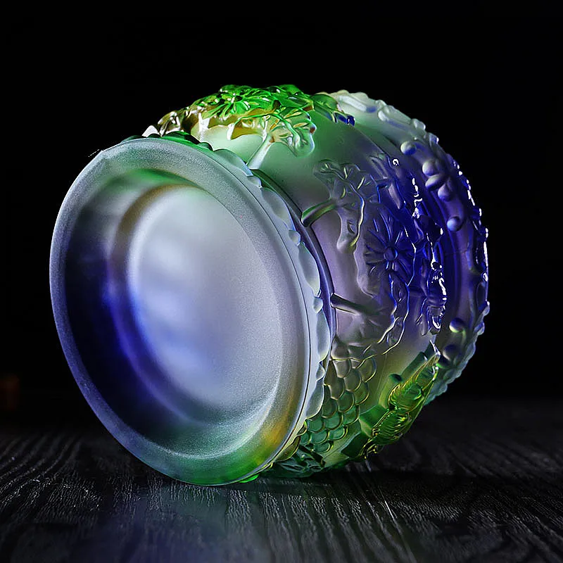 8 см тибетский буддийский многоцветный благоприятный полимер с узором лотоса