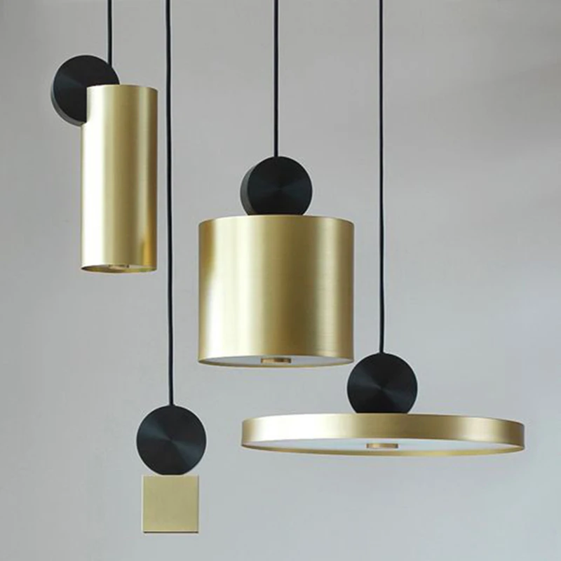 

Nordic restaurant lamps single head bedroom bedside entrance creative bar LED post modern light luxury chandelier
