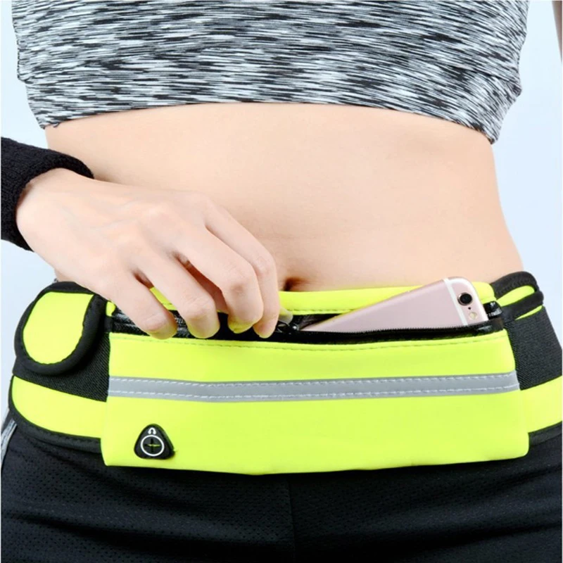

Outdoor Running Waist Bag Waterproof Mobile Phone Holder Bag Women Men Gym Fitness Bag Lady Sport Gym Bag