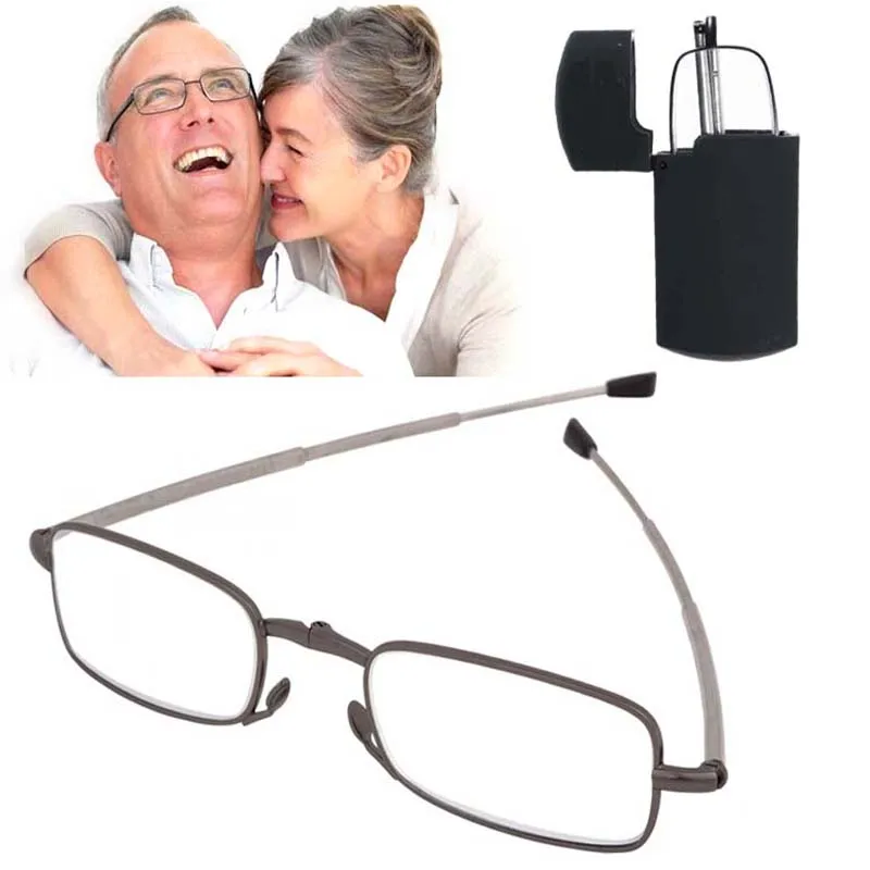 Складные очки для чтения унисекс мужчин и женщин портативные тонкие