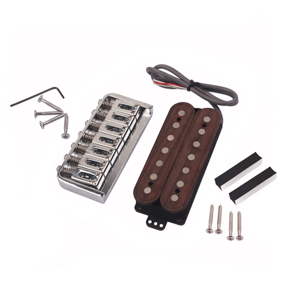 

7 String Rose Wood Guitar Humbucker Pickup Kits for Electric Guitar and Pedal Steel Guitar