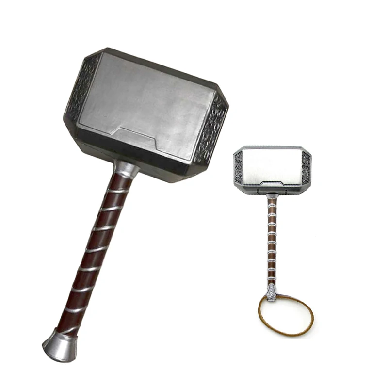 

Endgame Super hero Thor Hammer Cosplay 1: 1 Hammer Movie Guns Arms PU/Metal Superhero Party