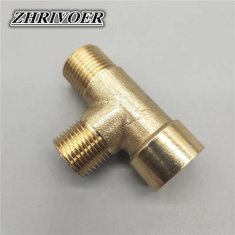 Пневматический Сантехнический латунный фитинг для труб с наружной/внутренней