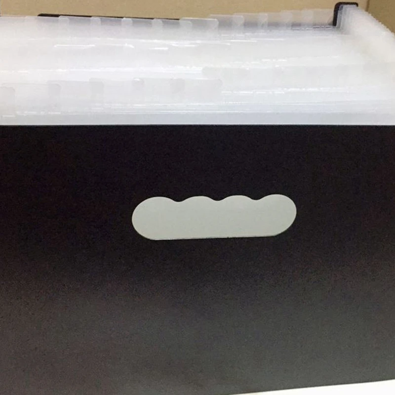 Белая 37 карманная расширяющаяся папка для файлов А4 Большая пластиковая