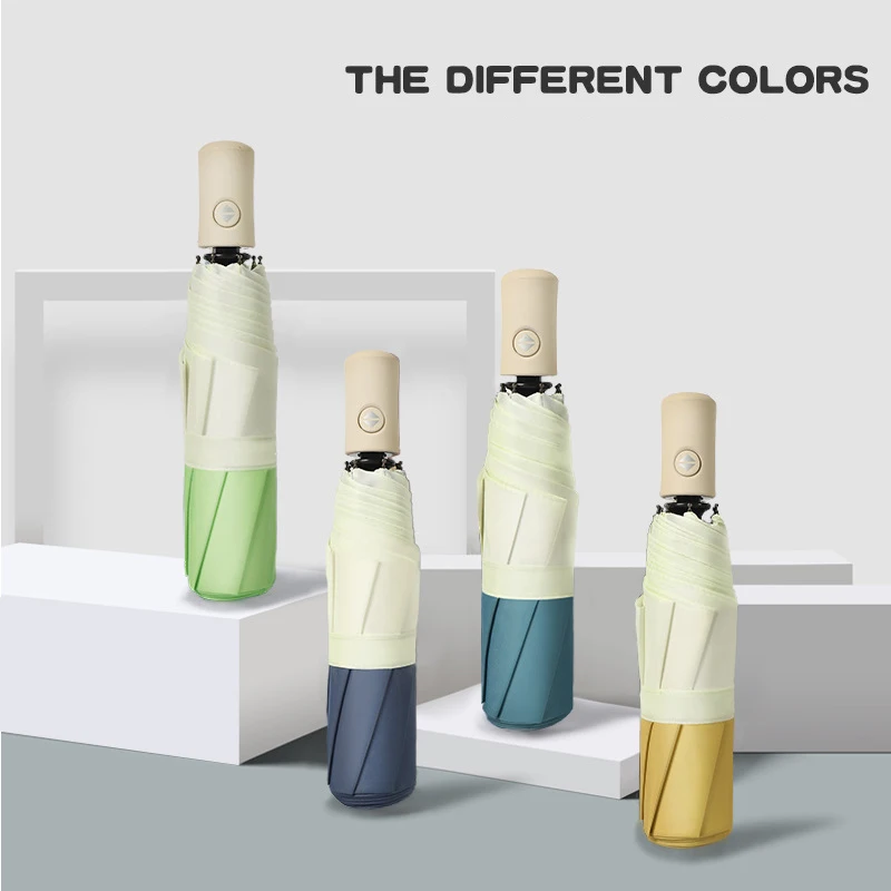 Складной Автоматический ветрозащитный зонт компактный складной с перевернутым