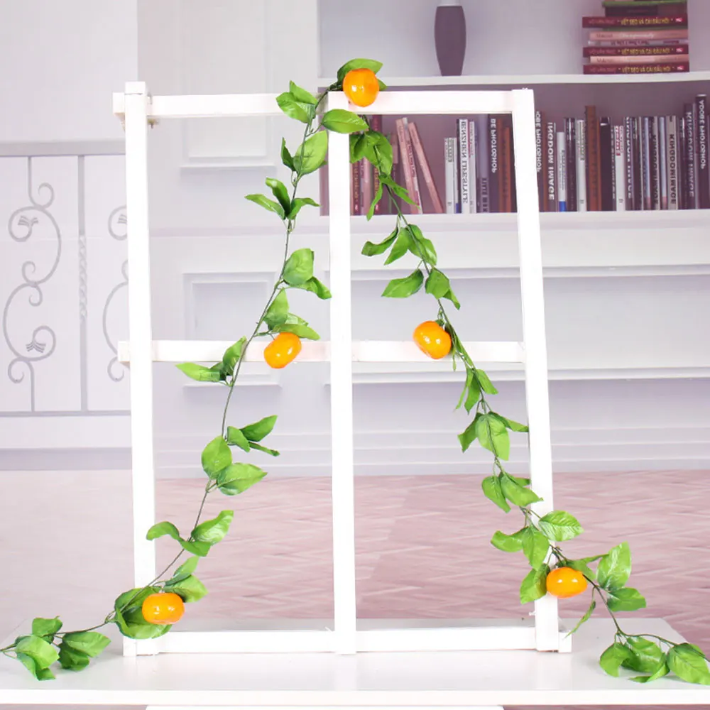 Искусственные фруктовые гирлянды искусственные растения листья лозы для дома