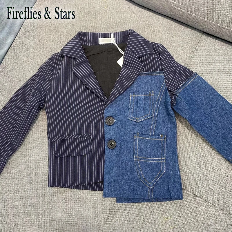 Демисезонная джинсовая куртка для девочек 3-6 лет с карманами | Мать и ребенок