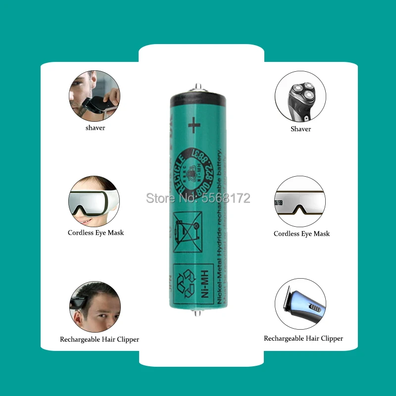 Аккумуляторная батарея Braun серии 150S 1 320S 4 380S 390CC 350CC 330 2 в Ni MH для FDK|Перезаряжаемые