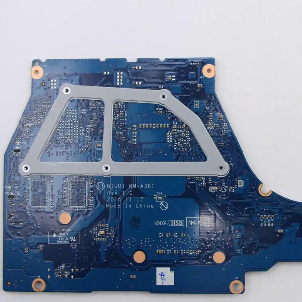 Applicable to YOGA3-14 notebook motherboard I7-5500U UMA number NM-A381 FRU 5B20H35599 5B20H35602 5B20H35614 | Компьютеры и офис