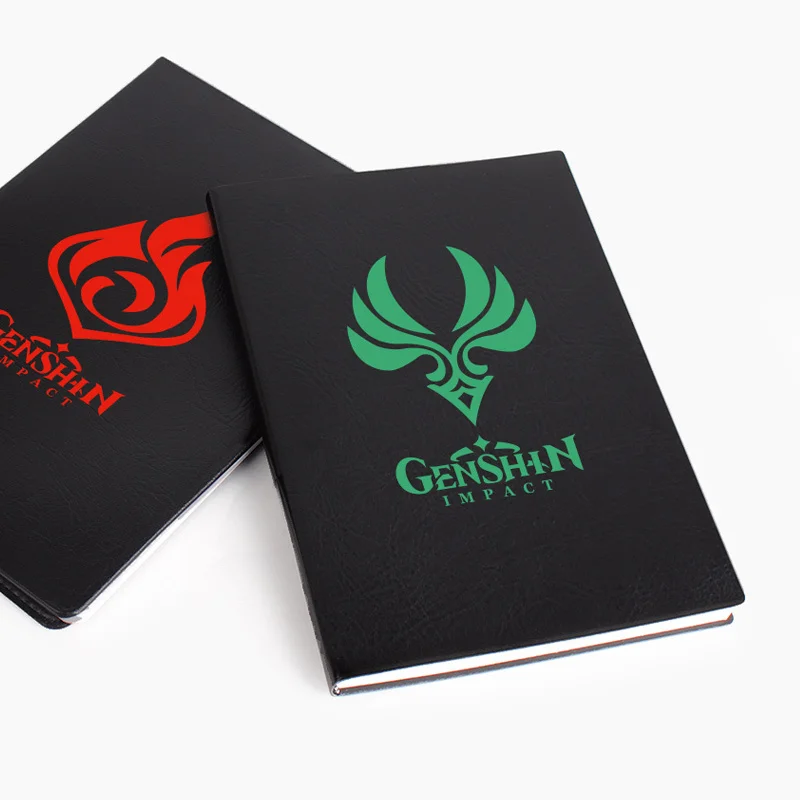

Аниме игра Genshin Impact God's Eye Seven Elements Fire Grass блокнот Memo Gifts Канцтовары Косплей Prop подарок