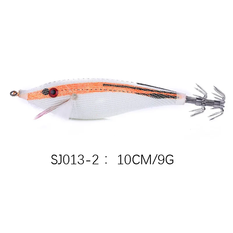 20PCS10cm 9g новая деревянная креветка-приманка крючок для наживки для рыбалки приманки искусственные круглым животом древесные креветки-кальмары приманки крючковый лов