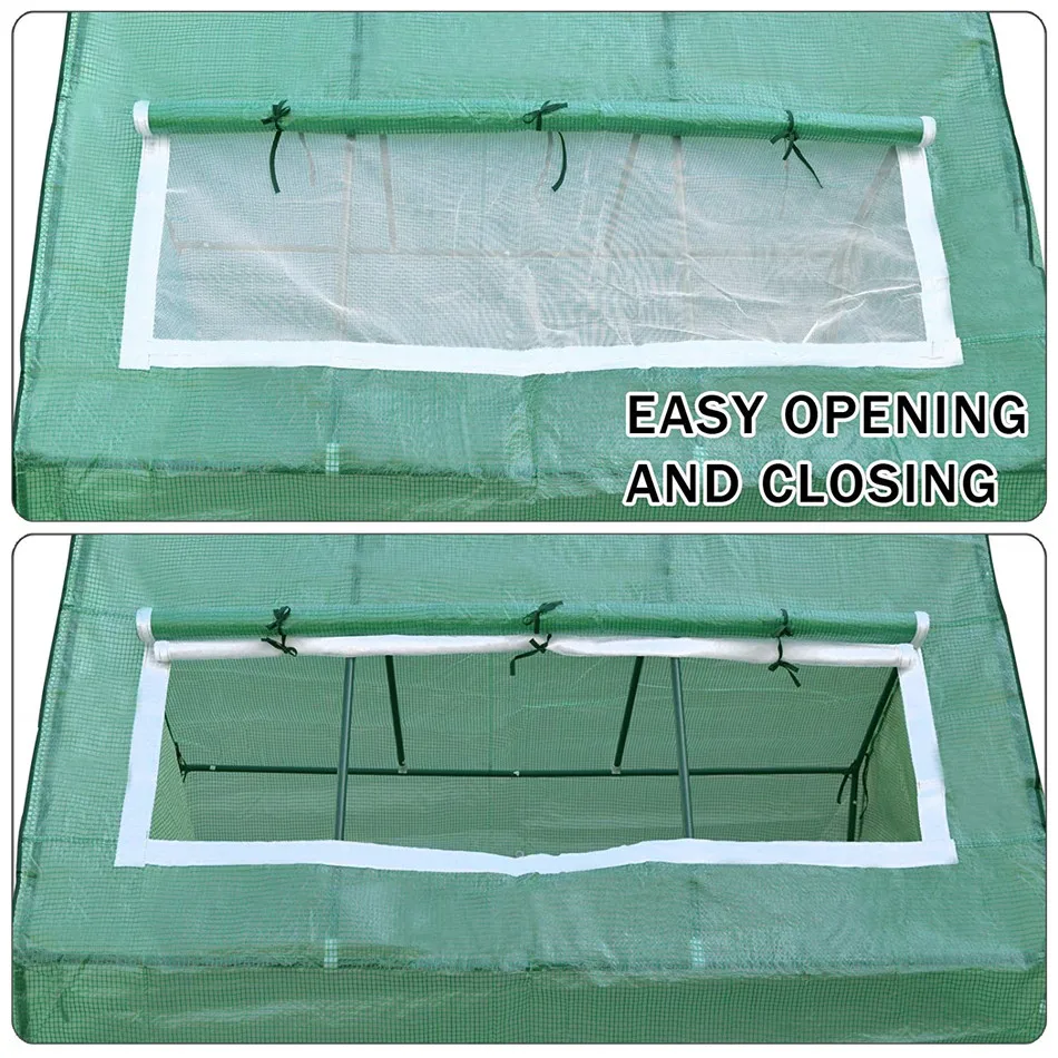 AULAYSED теплица 6'X4. 6'X3. 2 'Садовый дом птица борьба с вредителями прочная защита растений цветы водонепроницаемая изоляция с подставкой