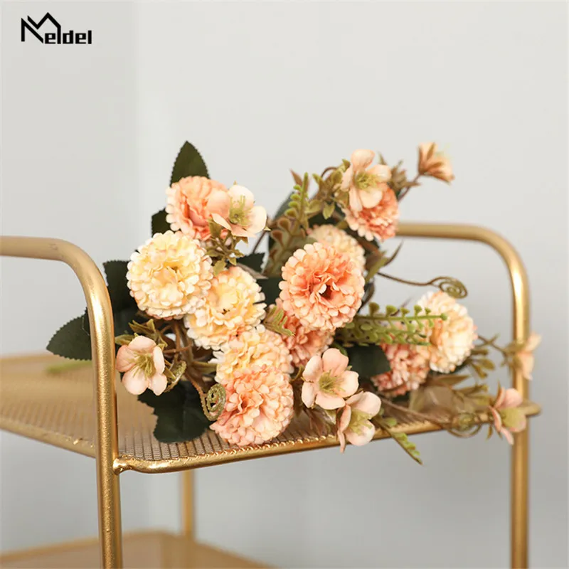 Искусственные цветы искусственные небольшой букет для свадьбы вечерние декор