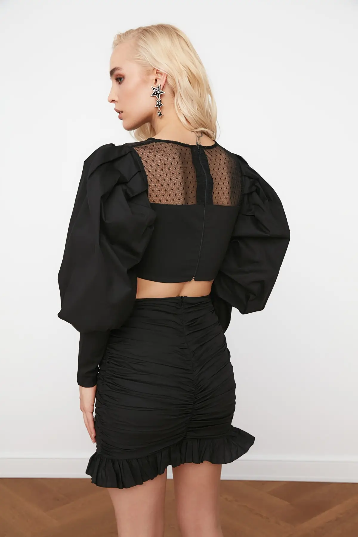 

Trendyol Polka Dot Tulle Detailed Bluz TPRSS21BZ0022