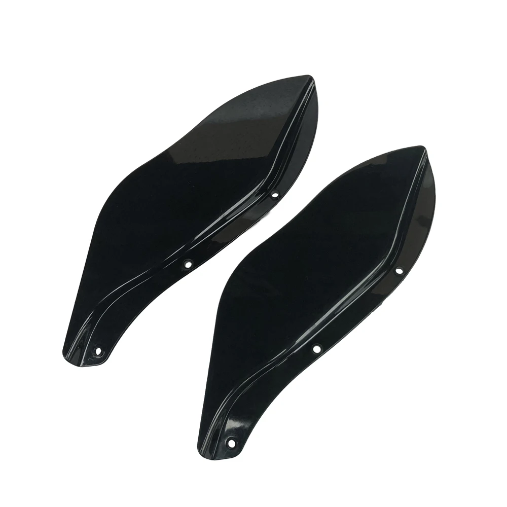 Мотоциклетные черные боковые крылья ветровые дефлекторы кожух чехол для Harley