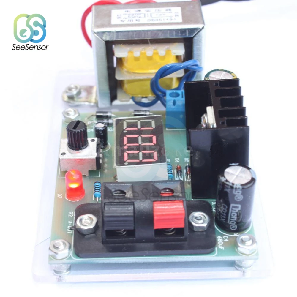 Регулируемый понижающий модуль питания LM317 преобразователь напряжения