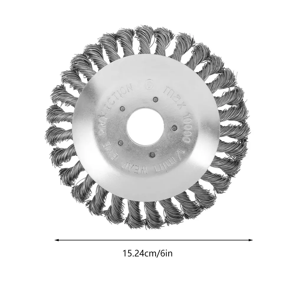

6/8 Inch Grass Trimmer Cutter Head Steel Wire Garden Lawn Mower Weed Brush Head Grass Trimmer Head Durable Lawnmower Accessories