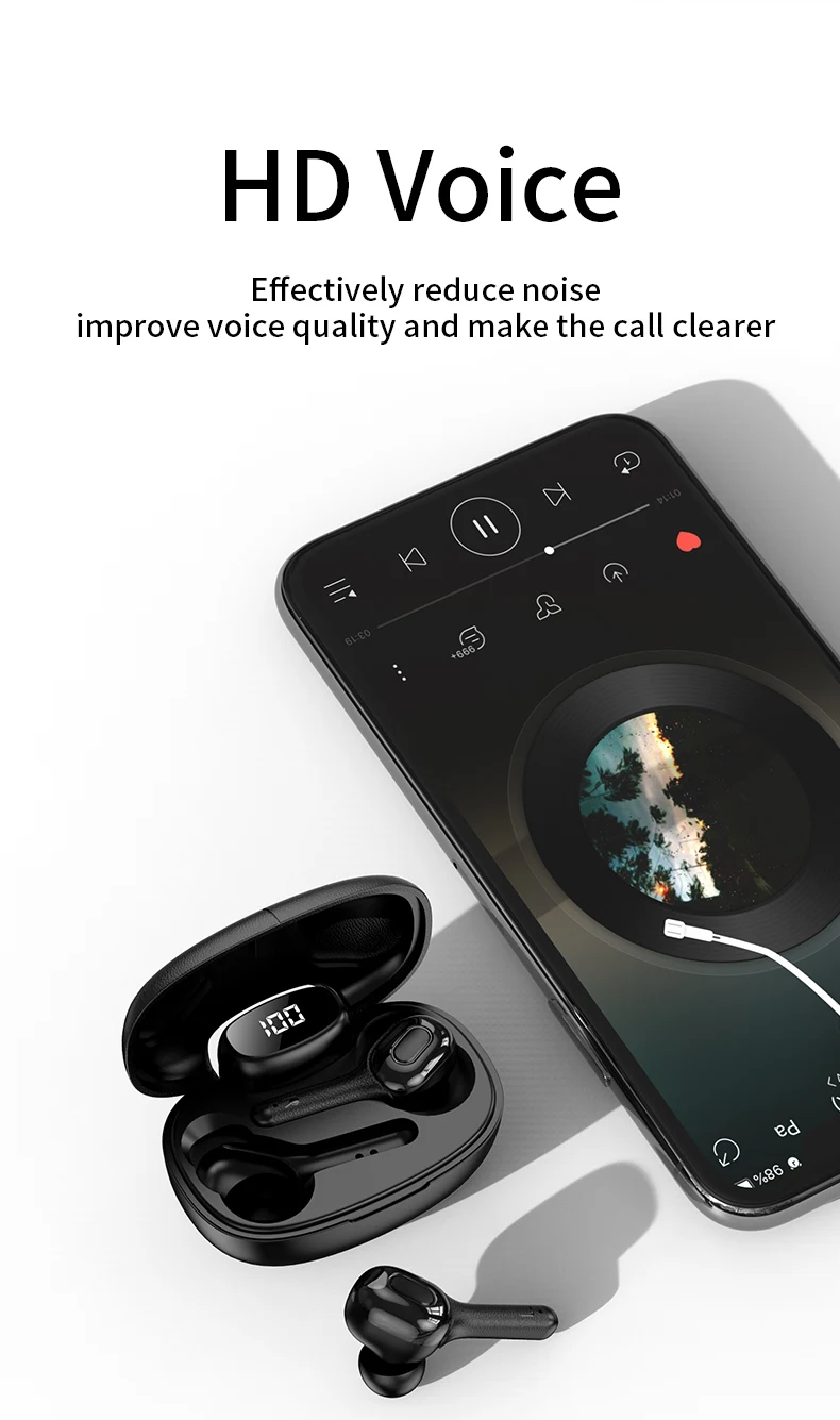 GOOJODOQ 5,0 беспроводные наушники водонепроницаемые TWS HiFi 6D стерео Bluetooth наушники с двойным микрофоном 3-го поколения Auriculares