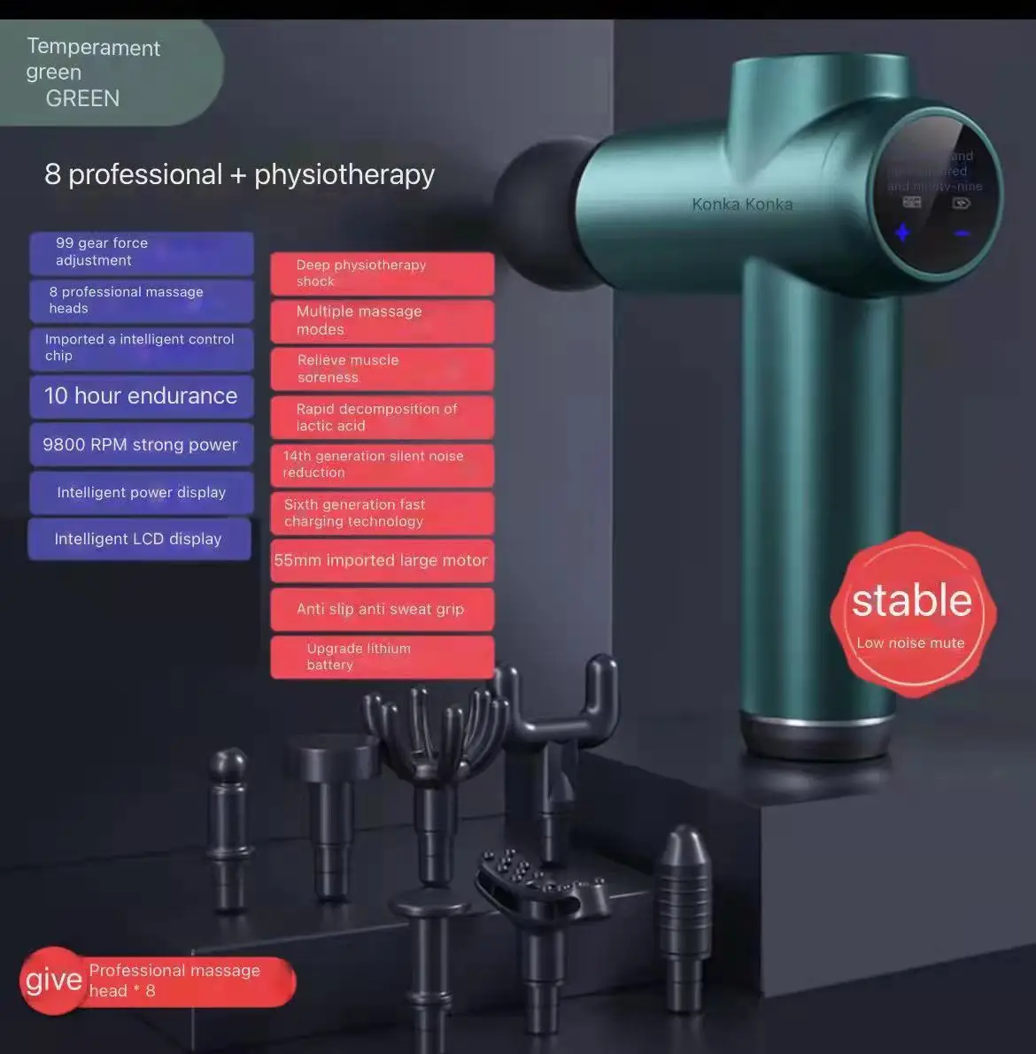 

Массажные инструменты km202107017, массажный пистолет, аксессуары для глубокого секса