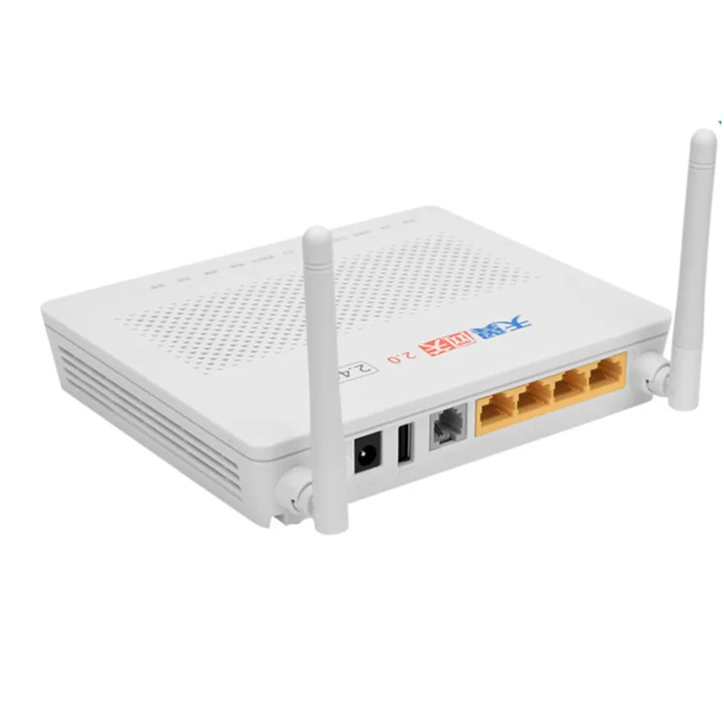 LANLIFANG 90% новый Gpon onu HG8145c 1GE + 3FE Wlan Usb 1TEL 2DB антенна и 2 4g wifi EPON ont Ftth маршрутизатор