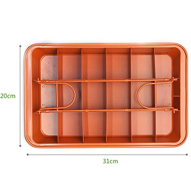 

Bakeware 18 Cavity Baking Tools Clean Square Lattice Chocolate Cake Mold Brownie Baking Pan Professional Non-Stick Baking Tray