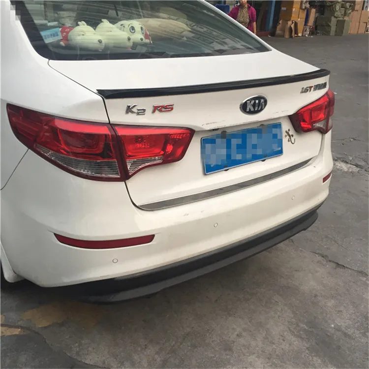 Спойлер для KIA K2 2011 2015 высококачественный задний спойлер из АБС пластика