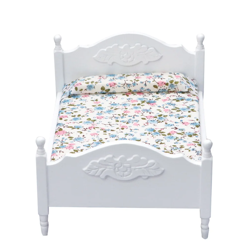 

1Pc Mini House Bed Mini Furniture Mini House Furniture Model for Children