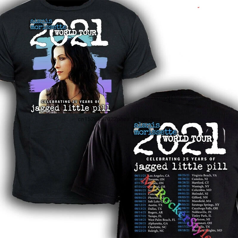 Футболка Alanis Morissette Tour 2021 черная футболка|Мужские футболки| |