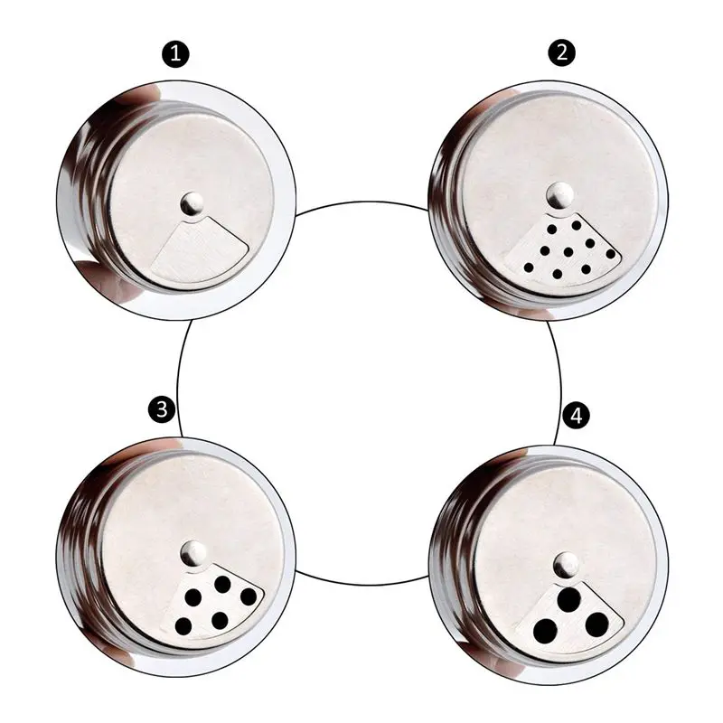 Приправа бутылка 3 шт для специй герметичная приправа с верхней вращающейся