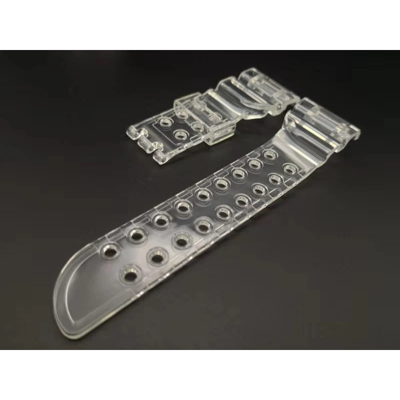 Прозрачный силиконовый резиновый ремешок для часов чехол телефона сменный