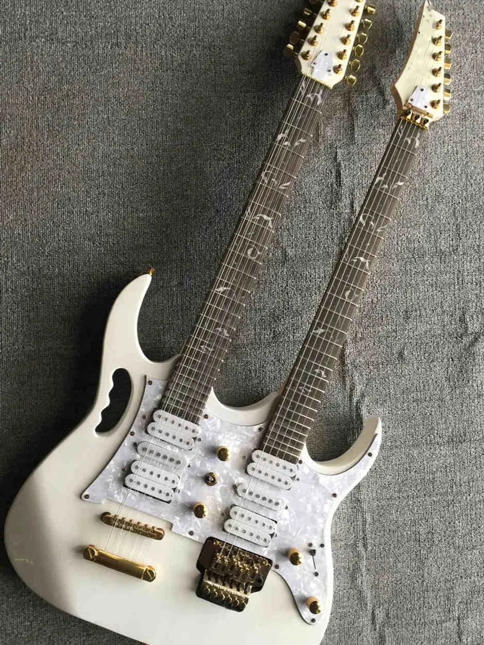 Двойной головкой электрогитара 12 струнная вы можете настроить цвет который вам