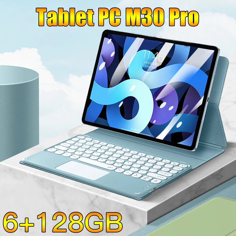 Tableta M30 Pro versi&oacute;n Global, Tablet de 10,1 pulgadas, Android, PC, Mtk6797, 10 n&uacute;cleos, 12 + 512GB de ROM, tableta con llamadas telef&oacute;nicas y Windows-0