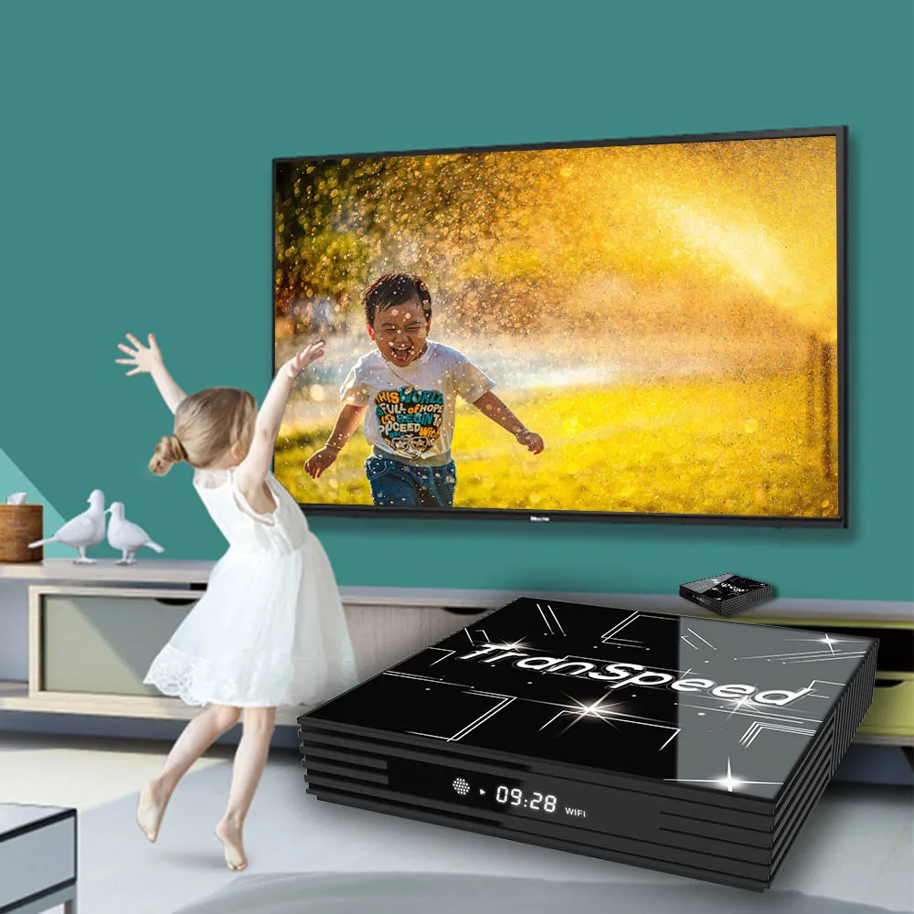 Android 9 0 TV BOX 3D Ultra HD 4K голосовой помощник Air Mouse Youtube приемник 4G 64G Wifi Bluetooth быстрая