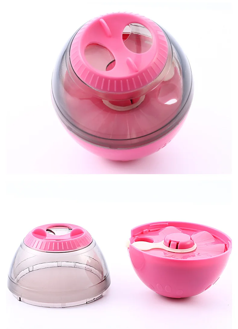 Разноцветные умные игрушки для домашних животных пищевые мячи дозатор еды собак