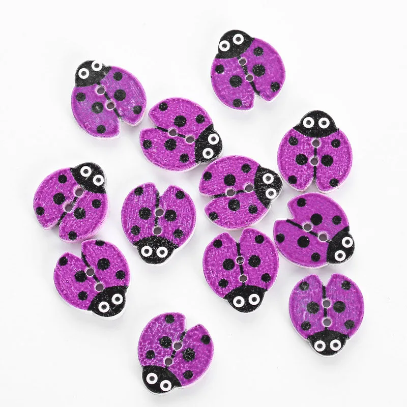 12 искусственных божьих коровок наклейки для детей аксессуары рукоделия JS23 | Дом и