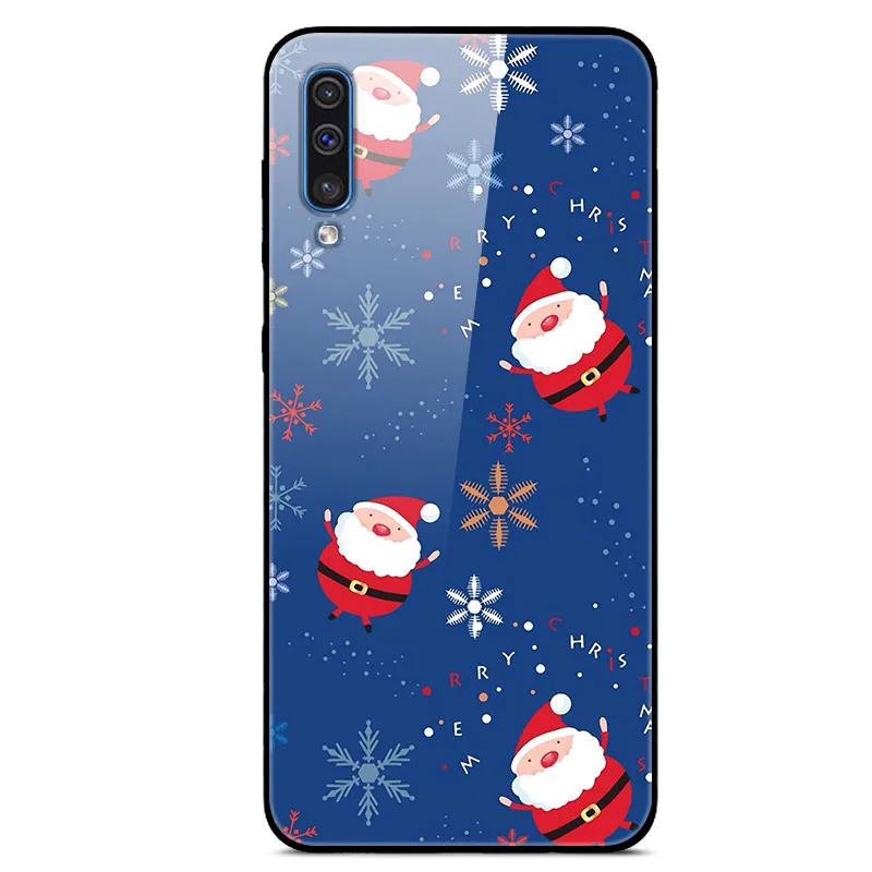 29 Для samsung A70 чехол закаленное Стекло жесткая накладка на заднюю панель для samsung Galaxy A30S A50S A10S чехол для телефона бампер A10 A20 A30 A40 A50 70 - Цвет: 29