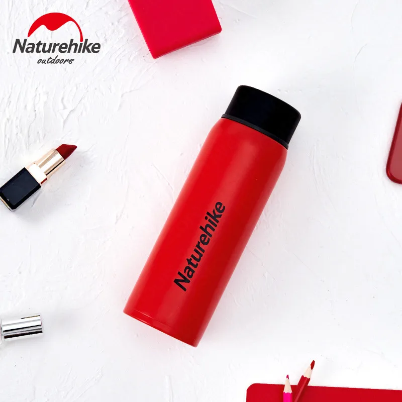 Red-500ml Naturehike 316 Нержавеющая сталь изоляционная Чашка 500 мл Портативный 12 часа тепла/сохранение холода для путешествий на открытом воздухе Leakageproof чашки - Цвет: Red-500ml