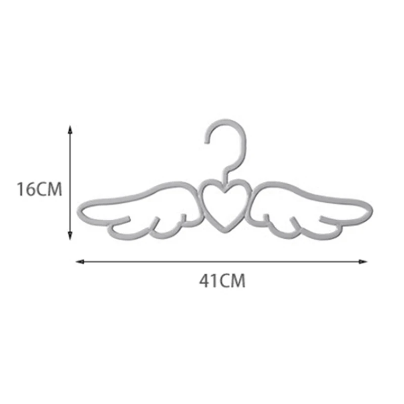 10 шт. новый дизайн Fly Ангел пластик одежды вешалка для рубашек детская одежда