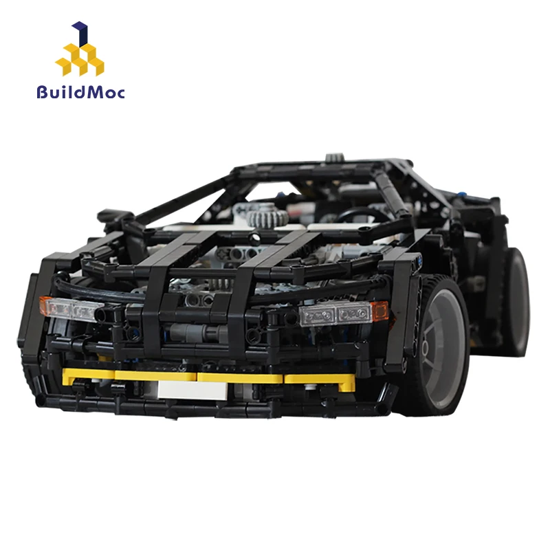 

BuildMoc Technical Car Super Racer Kids Toys Building Blocks City Racing Car Sports Vehicle Blocks Educational Toys For Children