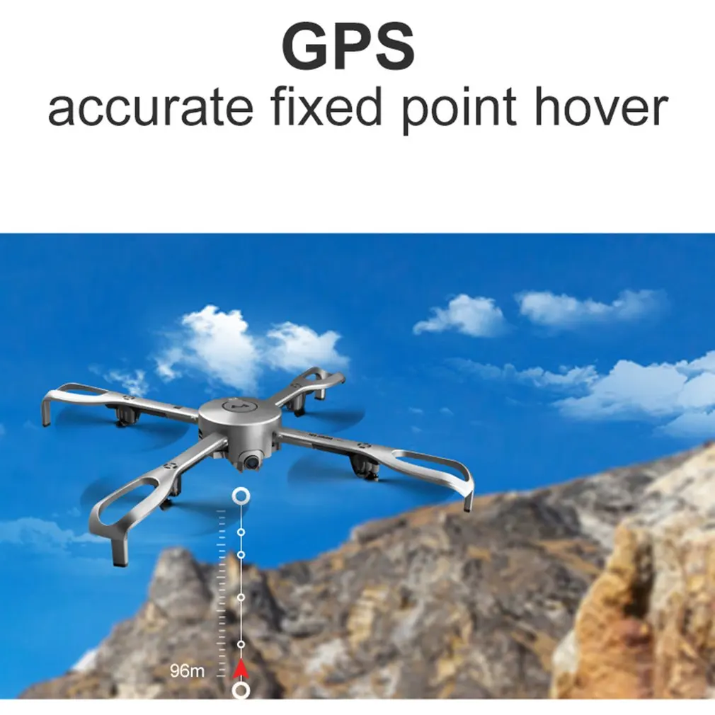 SMRC 5G Интеллектуальный gps позиционирование обратный полёт складной Дрон HD 1080P воздушный Квадрокоптер для фотографий