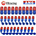 10 шт. AN6 прямой 45 90 180 градусов масляный топливный поворотный концевой фитинг шланга Масляный шланг Конец адаптер Комплект