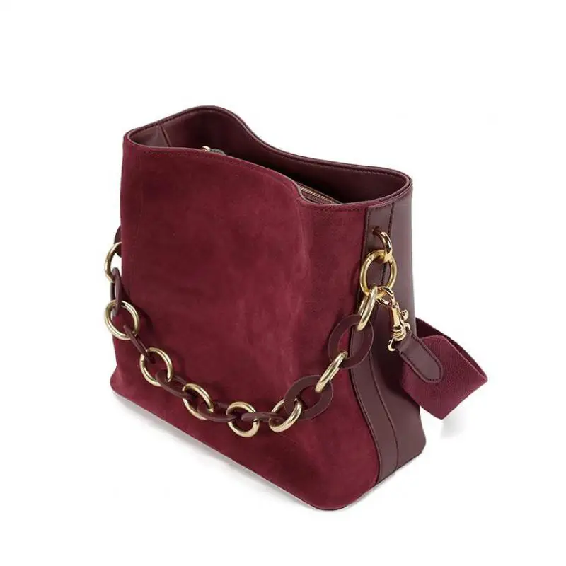 Женские кожаные сумки в стиле ретро маленькие на плечо с цепочкой женские