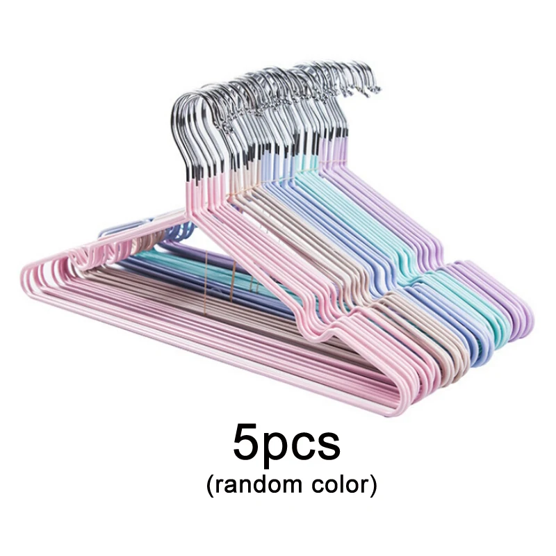 5pcs mix cloth Детские Вешалки для одежды из нержавеющей стали, 5 шт. детские юбки для взрослых рубашка крючок для брюк Нескользящая уличная сушилка для одежды для хранения - Цвет: 5pcs mix cloth