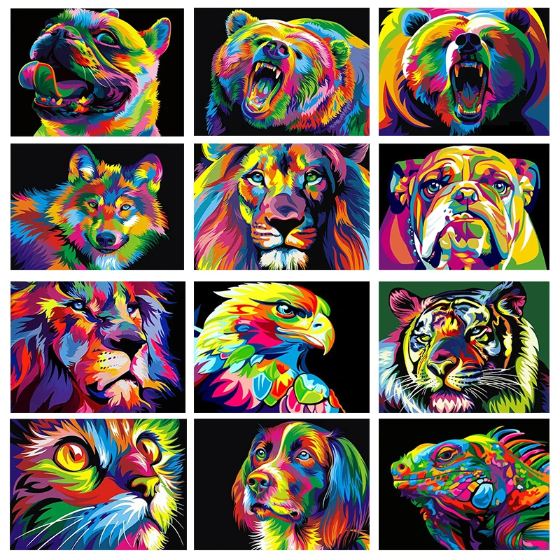 

Набор для рисования по номерам на холсте «сделай сам»