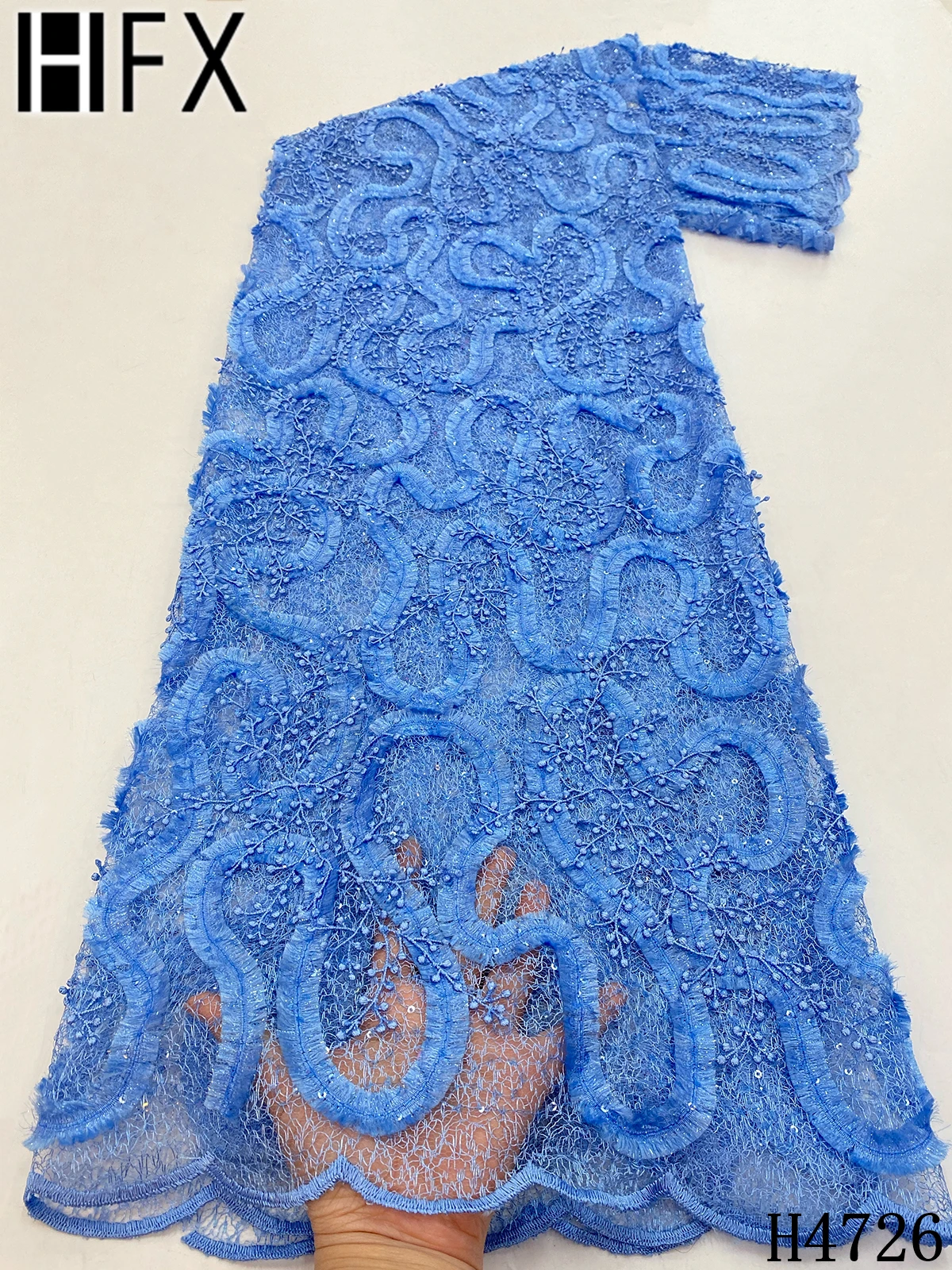 HFX последние африканских кружева 2021 высокое качество Тюлевая сетчатая кружевная