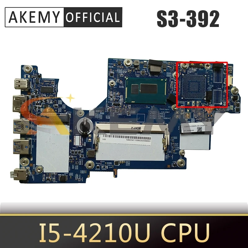 

Для ACER Aspire S3-392 i5-4210U материнская плата для ноутбука 12265-2 SR1EF материнская плата для ноутбука